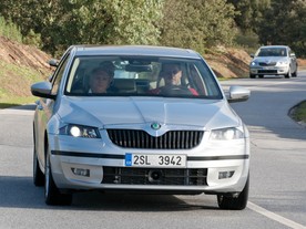 Prototyp Škoda Octavia - ve voze Winfried Vahland