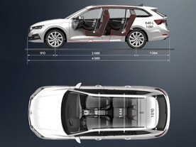 Škoda Octavia Combi - rozměry