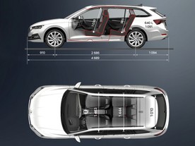 Škoda Octavia Combi - rozměry