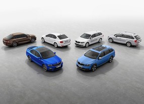 Škoda Octavia Laurin&Klement, Octavia, Octavia Combi G-TEC, Octavia Combi, Octavia RS a Octavia Scout