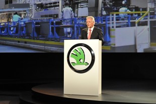 Wilfried Vahland při oslavách v Mladé Boleslavi