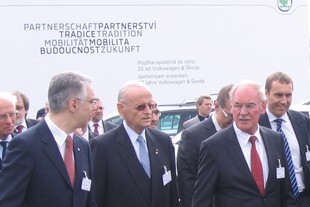 Do Mladé Boleslavi přijeli i Carl Hahn a Detlef Wittig