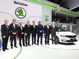 Škoda Rapid na autosalonu v Paříži