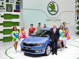 Škoda Rapid na autosalonu v Paříži