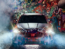 Škoda Scala Courage street art