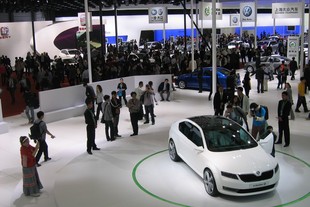 Škoda VisionD ve expozici značky