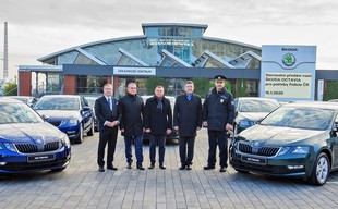 Vozidla Škoda Octavia pro Policii ČR od Volkswagen Financial Services 