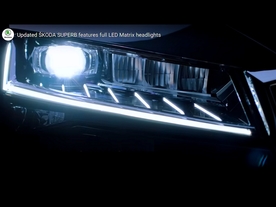 Full LED Matrix světlomety Škoda Crystal Lighting