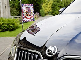 Škoda Superb III pro presidenta ČR Miloše Zemana 
