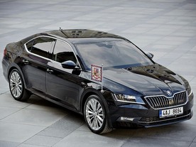 Škoda Superb III pro presidenta ČR Miloše Zemana 