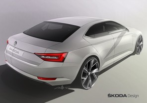 Škoda Superb - Design Sketch