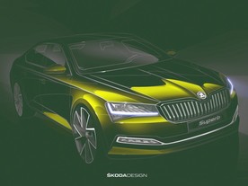 Škoda Superb MY19 skica