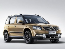 Škoda Yeti se v Číně vyrábí s prodlouženým rozvorem