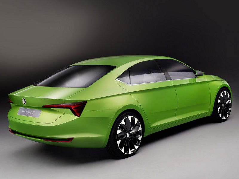 Studie Škoda VisionC s pohonem na CNG 