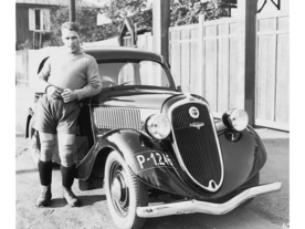 ŠKODA Popular a legendární fotbalový brankář František Plánička