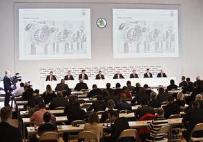 Výroční tisková konference Škoda Auto