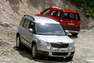 Škoda Yeti - první testy Lublaň