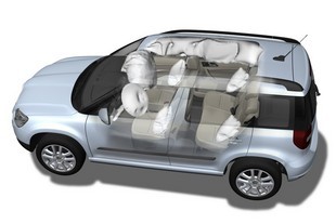 Škoda Yeti - airbagy