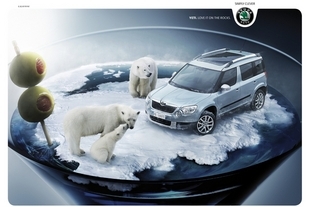 Škoda Yeti on the Rocks
