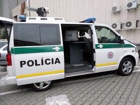 Pojízdné kontrolní pracoviště provozované ve spoluprací s Policií SR