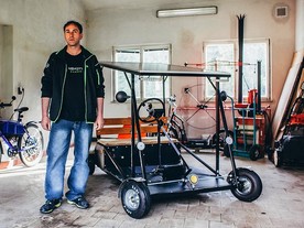 Jaromír März a jeho solární automobil