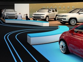 Stellantis CES2022 Jeep Wrangler 4xe a Fiat 500e