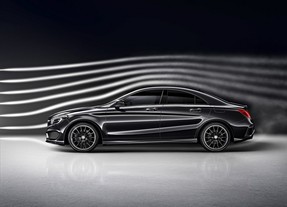 Mercedes-Benz CLA je jedním z nejlépe řešených automobilů po stránce aerodynamiky