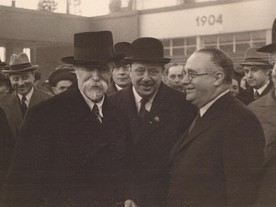 T. G. Masaryk a Hans Ledwinka