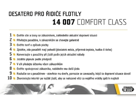 Desatero pro řidiče 14 007 comfort class 