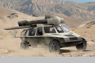 Transformer Flying Military Car Concept TX 1