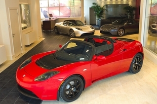 Prodejna vozů Tesla