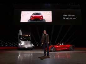 Elon Musk, Tesla Semi a Roadster