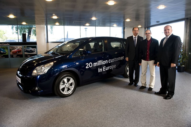 Toyota prodala v Evropě 20 milionů vozů