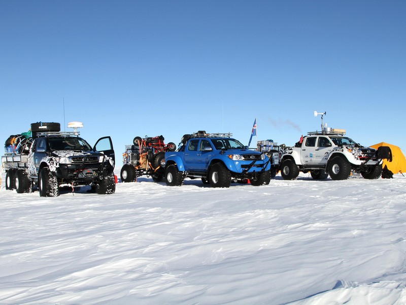 Toyota v Antarktidě