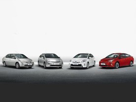 Čtyři generace Toyoty Prius 