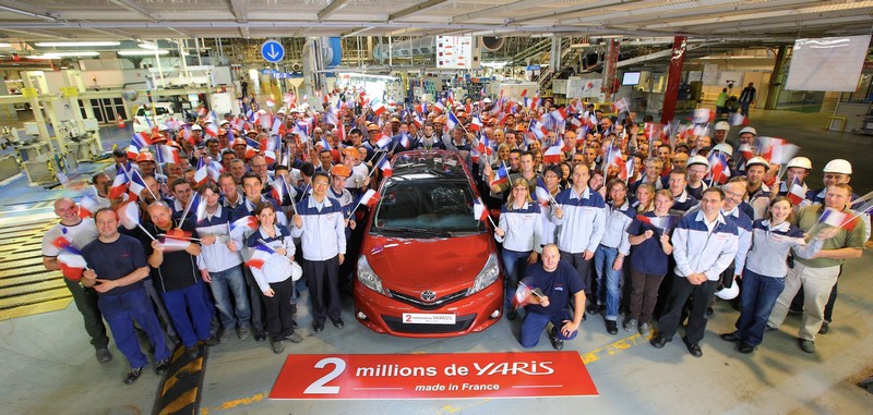 Dvoumiliontá Toyota Yaris
