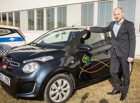 Citroën C1 a Ivan Černovský z městského úřadu v Kolíně