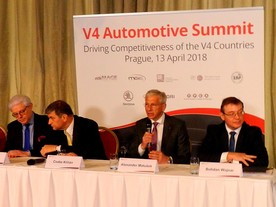 V4 Automotive Summit - představitelé sdružení AP zemí V4