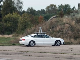 Testovací vůz společnosti Valeo: Audi A7 Sportback vybavené LiDARem