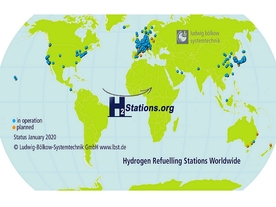 Čerpací stanice na vodík ve světě