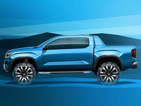 Volkswagen Amarok III design skizza