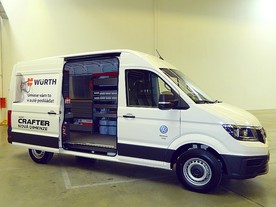 Volkswagen Crafter - speciální předváděcí vozidlo Würth 