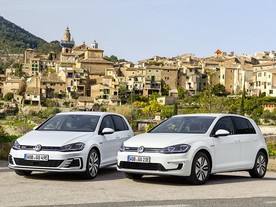 Volkswagen e-Golf a Golf GTE