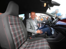 Šéf Volkswagenu Herbert Diess v up! GTI