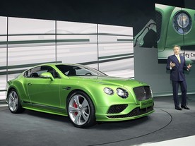 Bentley Continental GT Speed představil šéf Bentleye Wolfgang Dürheimer