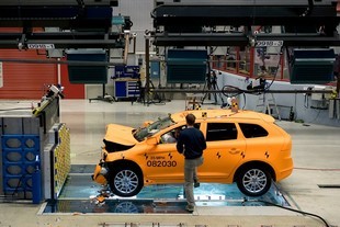 Vysoce ceněné středisko Volvo Safety Centre v Götteborguu