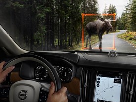 Volvo S90 - systém detekce velkých zvířat