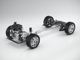 Volvo - platforma CMA se čtyřválcem