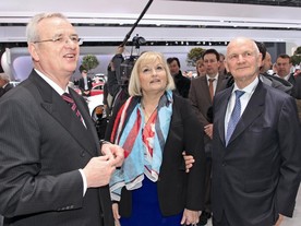 Martin Winterkorn, Ursula Piechová a Ferdinand Piech